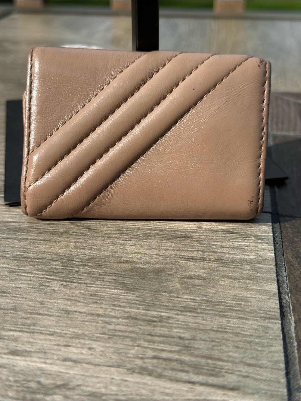 Marc Jacobs Blush Quilted Leather Key Pouch - Picture 4 of 8